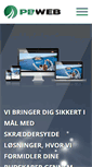 Mobile Screenshot of pbweb.dk